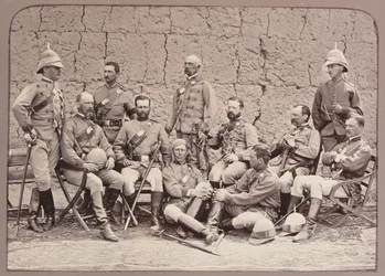 British officers of the Queen’s Own Guides