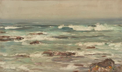 Waves Breaking on a Deserted Coastline