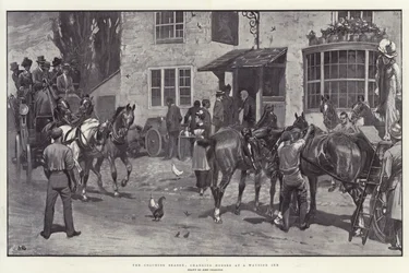 The Coaching Season, Changing Horses at a Wayside Inn
