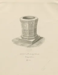 Font in Penkridge Church