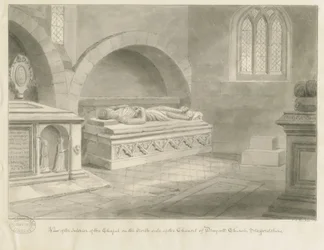 Interior of Draycott in the Moors Church, 1841