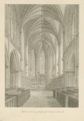 Interior of Lichfield Cathedral - Choir and Lady Chapel