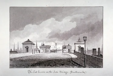 Toll Houses on Southwark Bridge, London