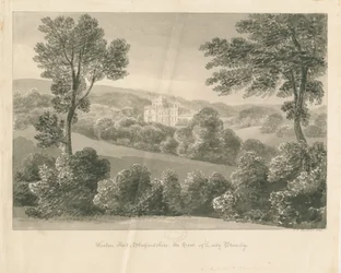 Wootton Lodge: Sepia Drawing, 1841