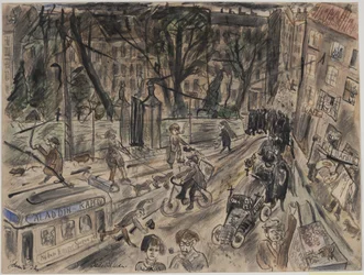 Folk life on Kapelvej