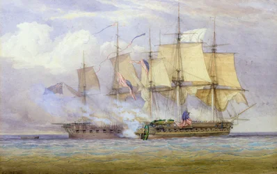 The Moment of Victory Between HMS 