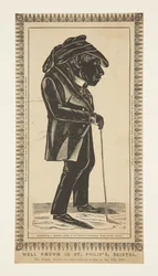 Portrait of a Bristol Character, John Baggridge, of St. Philip