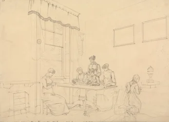 A Room at Great Grove House, Kensington, Mrs. Bavizzetti