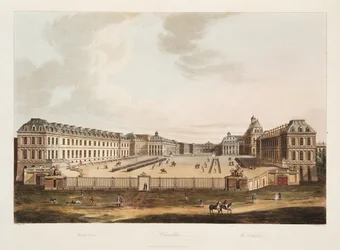 The Entrance, illustration from Versailles, Paris and Saint Denis