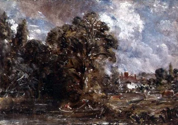 A Farmhouse Near the Water