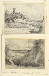A Manor House, and Dedham from near Gun Hill, Langham