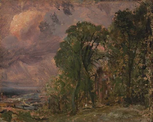 A View at Hampstead with Stormy Weather