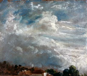Cloud Study: Horizon of Trees