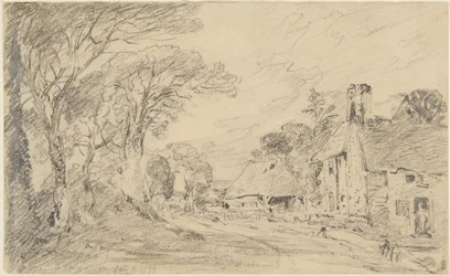Cottage and Trees
