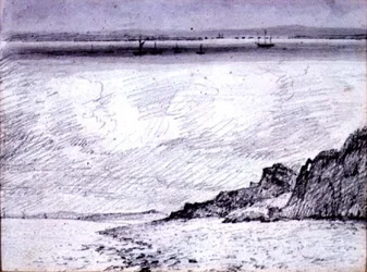 Sheerness; Coast scene near Southend, 1814