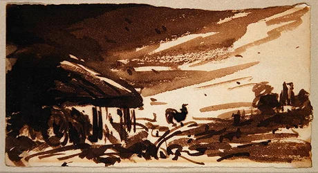 The Cock at the Barn Door, c.1833