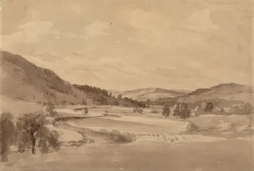 The Derwent Valley with Chatsworth in the Distance