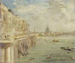 View of Somerset House Terrace and St. Paul