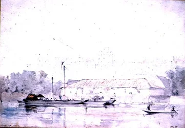 Windsor Castle from the River, 1802