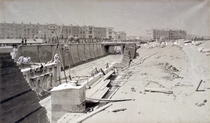 Hampstead Road Bridge, from the Camden side, 11th August 1836