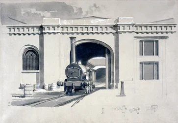 Locomotive Engine House, Camden Town, 1839