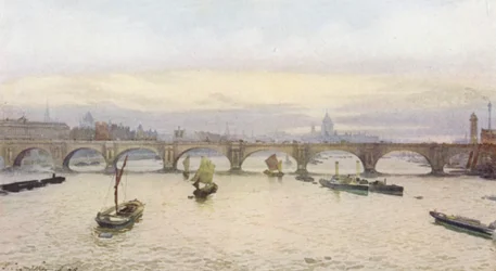Lost London: Waterloo Bridge from Charing Cross Railway Bridge
