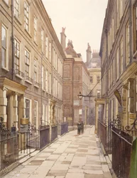 View of Catherine Court, Tower Hill, London, Looking East