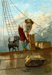Illustration for The Life and Strange Surprising Adventures of Robinson Crusoe by Defoe