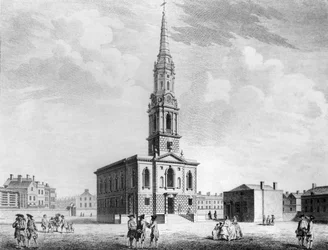 North-West View of St Giles