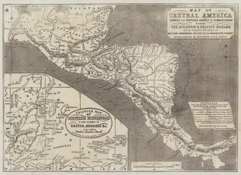 Map of Central America