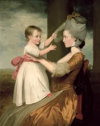 A Portrait of Elizabeth Mortlock (b.1756) and her son John Mortlock the Younger, 1779