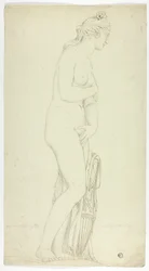 Antique Statue of Standing Venus