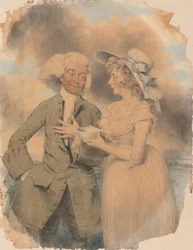 John Edwin and Mrs. Mary Wells as Lingo and Cowslip in 