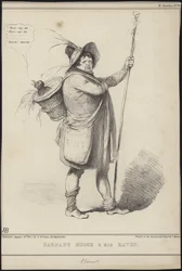 Barnaby Rudge and His Raven, Illustration from 