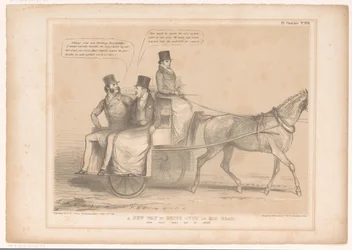 Caricature with Russell, Inglis, and Bentinck (series title: HB Sketches)