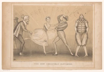 Caricature with Christmas Scene (The New Christmas Pantomime) (HB Sketches series)