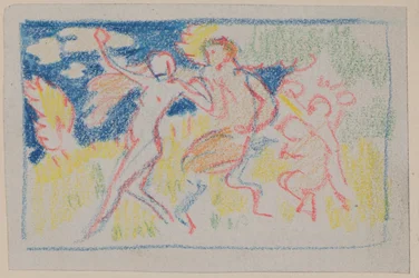 Untitled [Four dancing figures]