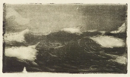 Seascape - Grey-Black Rollers 1