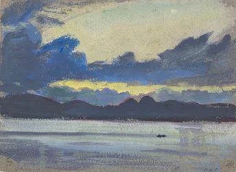Seascape, Guadeloupe, late 19th century - mid 20th century