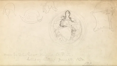 Sketch for a Coat of Arms, 1862