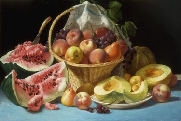 Melons, Peaches and Grapes