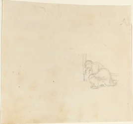 Figure Sleeping in a Doorway