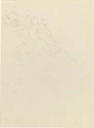 Running Figures with Arms Raised