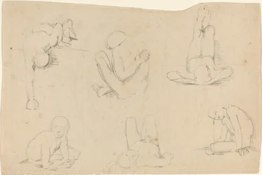 Studies of a Male Figure