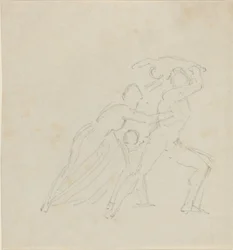 Study for "The Fury of Athamas"