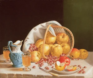 Still Life with Yellow Apples