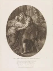 The Meeting of Ulysses and Penelope, Engraved by Francesco Bartolozzi