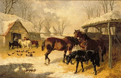 A Farmyard in Winter