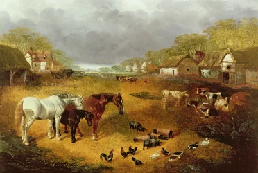 A Farmyard in Spring