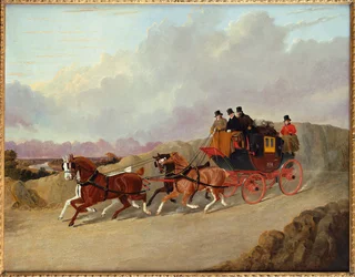 The Edinburgh to London Royal Mail Coach